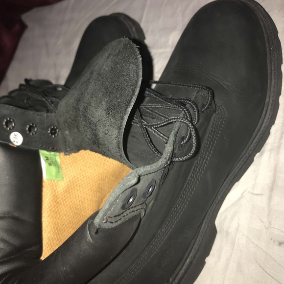 Black 6 inch timberlands. main image 3